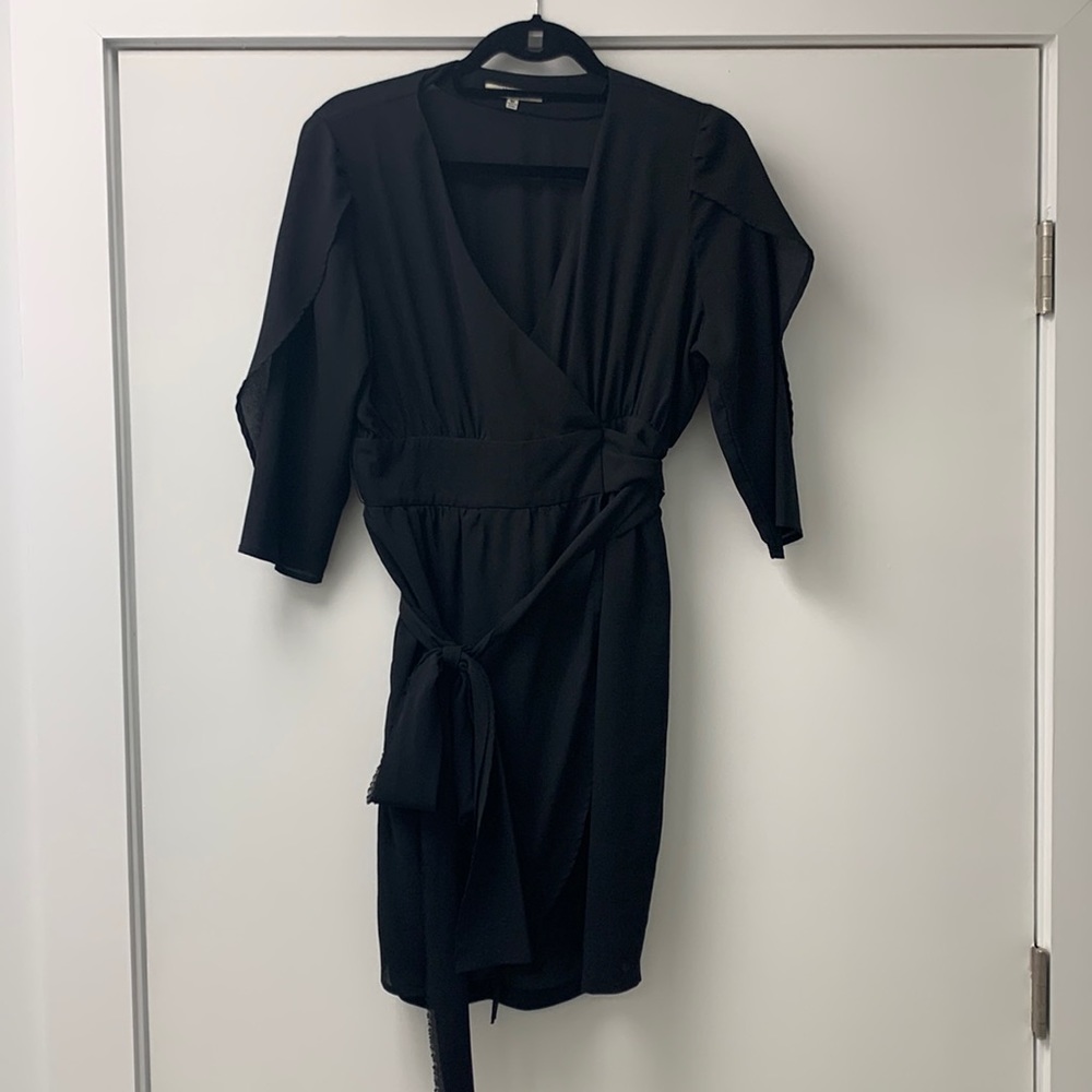 BB Dakota women’s black wrap dress - size M